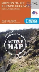 Shepton Mallet and Mendip Hills East (Map) OS Explorer Active Map