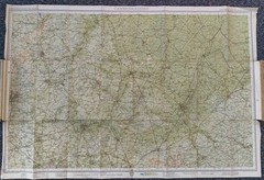 Bartholomews 20 Cambridge Revised “Half Inch” Contoured Maps Paper 1950’s