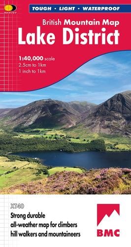 Harvey Maps Lake District (Map) British Mountain Map