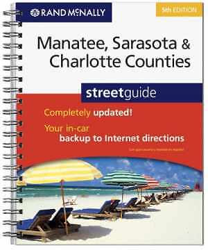 Rand Mcnally Sarasota / Bradenton – Spiral-bound, by Rand McNally – Acceptable n