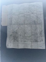 Ornance Survey one inch map -Stafford -1953 -sheet 119-cloth Paper