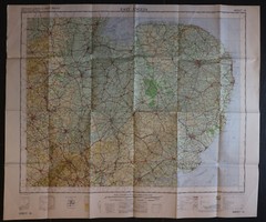 Bundle 14 x Vintage Ordnance Survey Sheet Maps Paper Sheets 1935-1979 Job Lot