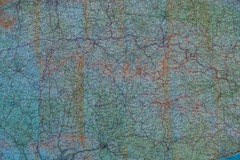 Bartholomew’s Revised Half-inch Contoured Linen Map – Sussex, sheet 6. c1947