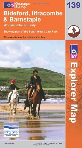 Bideford, Ilfracombe and Barnstaple (OS … by Ordnance Survey Sheet map, folded