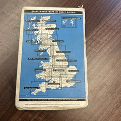 SOUTHERN ENGLAND 1962 CLOTH Ordnance Survey Quarter Inch Map Sheet 16 Bristol