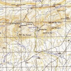 Morocco Er Rachidia Central Ziz Valley Topographic Map