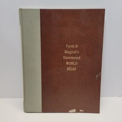 VINTAGE 1983 Funk & Wagnalls Hammond World Atlas – Good Condition