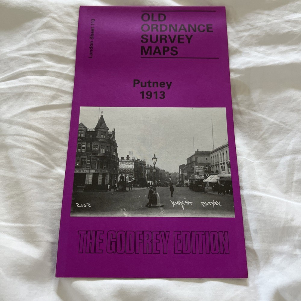 Old Ordnance Survey Reprint. London Sheet 113. Putney. 1913