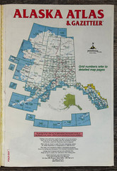 Alaska Atlas & Gazetter 1992 Topo Maps Delorme Mapping b3