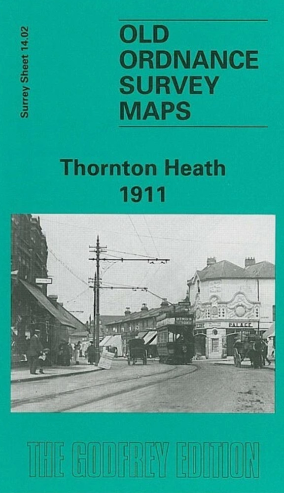 MAP OF Thornton Heath 1911 Surrey Sheet 14.02 by John W Brown NEW