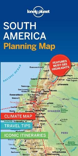 Lonely Planet South America Planning Map by Lonely Planet – 9781788686068
