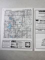 Montcalm County Michigan 1995/ 14th edition land Atlas and Plat book