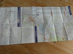 OFFICIAL VISITOR’S TOURIST MAP OF QUITO EQUIDOR #174