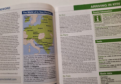 Kyiv Ukraine Kiev pocket guide map year 2011 places to visit, metro underground
