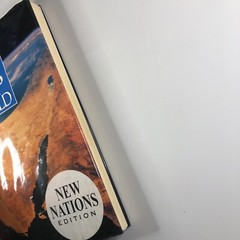 Collins Atlas of the World New Nations Edition Hardcover Geography Maps Book