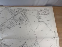 Ordnance Survey 25 Inch Map Edinburgh Colinton Redford Barracks 1934 Midlothian