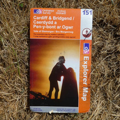 Ordnance Survey 2009 Cardiff Bridgend 151 Explorer 1:25000