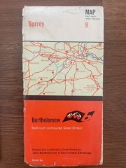 Job Lot 12 Vintage Maps Bartholomew Half Inch Ordnance Survey Estate Publication