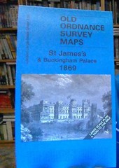 MAP OF St James’s & Buckingham Palace 1869 London Large Scale Sheet 7.82 NEW