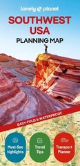 Amy C Balfour Lonely Planet Southwest USA Planning Map (Map) Map