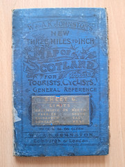 W.&A.K. Johnston’s New Map of Scotland – sheet 6 3ins to mile for tourists etc