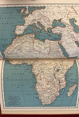 Woodmen of the World Atlas 1937 + Hammond’s Standard World Atlas 1961 Lot of 2