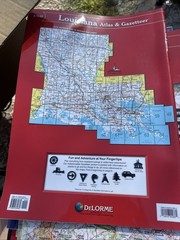 DeLorme Atlas & Gazeteer Detailed Topographic Maps Booklet Louisiana 11″ x 15.5″