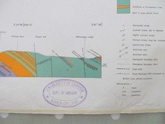 VINTAGE GEOLOGICAL MAP BEWCASTLE CUMBRIA SHEET 12 DRIFT GEOLOGICAL SURVEY 1969