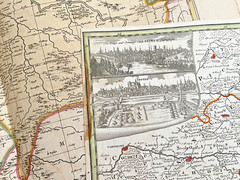 AUTHENTIC LARGE COLOR MAP FROM 18TH CENTURY – Museum Grade Quality