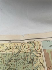 Vintage National Geographic Map Louisiana 1930