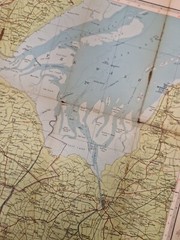 Bartholomew’s Revised Half Inch Map Sheet 25 FENLAND vintage