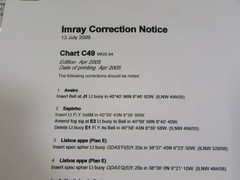 *LOOK* Amazing Cond IMRAY Folding Map C49 RIA DE AVEIRO TO SINES (Portugal)