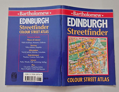 Edinburgh Streetfinder Colour Street Atlas, Bartholomew 1991