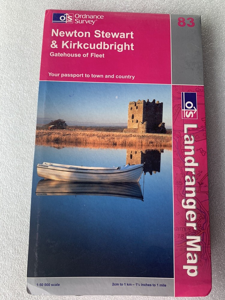 OS, Ordnance Survey Landranger map No 83, Newton Stewart & Kirkcudbright