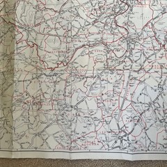 GEOGRAPHERS’ POSTAL DISTRICT MAP OF GREATER LONDON With Street Names c1960
