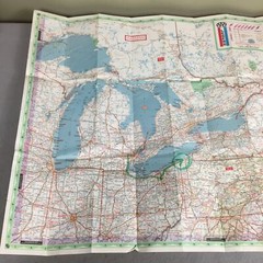 Vintage 1981 AAA Eastern States North & Provinces Travel Road Map