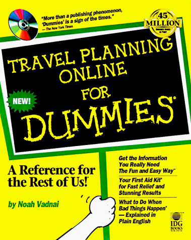 TRAVEL PLANNING ONLINE FOR DUMMIES By Noah Vadnai *Excellent Condition*
