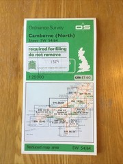 1983 Ordnance Survey Pathfinder Map SW 54/64 Camborne North (incl Porthtowan )
