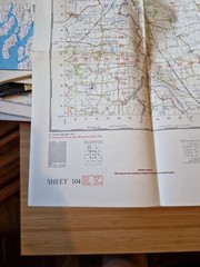 Ordnance Survey Map Of Great Britian – GAINSBOROUGH- 1962 – 1/63360