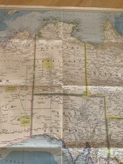 National Geographic Australia Land of Living Fossils Map Magazine 1979