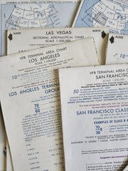 NOAA and FAA Sectional Aeronautical Charts Maps World & USA 1972-2005 and More..