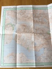 1976 Ordnance Survey Pathfinder Map 237 NH00/10 Loch Loyne (incl Tomdoun )