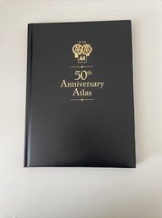 AA 50th Anniversary Atlas Book With Magnify Plate 40th Edition 2017 Hardcover