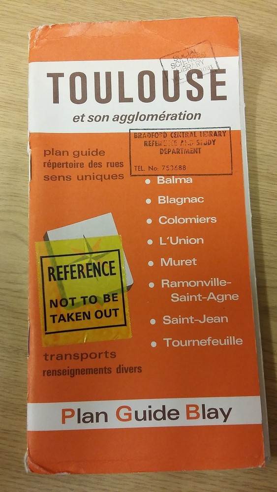 Toulouse And Surrounding Area: Blay Map (M14)
