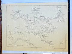 Vintage 1928 Ordnance Survey Map – St Kilda / Hirta & Islands, 850×595mm