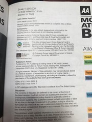 AA 50th Year Anniversary Atlas With Magnifier 2011 34th edition