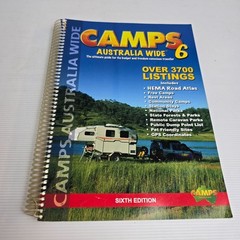 Camps Australia Wide 6 Sixth Edition (Spiral Bound) Over 3700 Listings