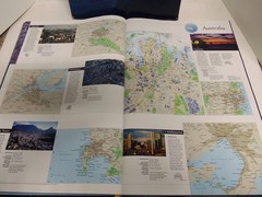 HUGE National Geographic Atlas of the World Eighth Edition Hardcover in Slipcase