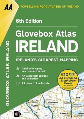 GLOVEBOX ATLAS IRELAND By A A Publishing **Mint Condition**