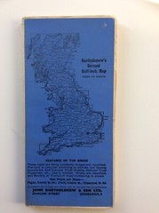 Vintage Cloth Map Bartholomews Half Inch Sheet 8 Salisbury Plain
